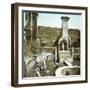 Pompeii (Italy), the House of Marcus Lucrecius, Circa 1890-1895-Leon, Levy et Fils-Framed Photographic Print