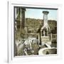 Pompeii (Italy), the House of Marcus Lucrecius, Circa 1890-1895-Leon, Levy et Fils-Framed Photographic Print