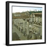 Pompeii (Italy), the House of the Quaestor, Number 2, Circa 1865-Leon, Levy et Fils-Framed Photographic Print