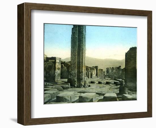 Pompeii (Italy), Via Stabia-Leon, Levy et Fils-Framed Photographic Print