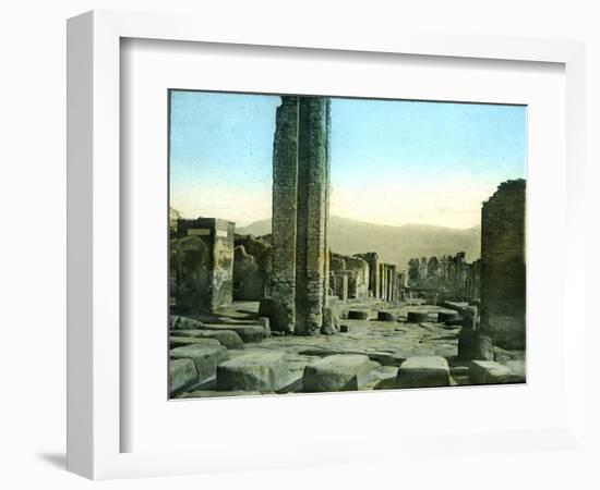 Pompeii (Italy), Via Stabia-Leon, Levy et Fils-Framed Photographic Print