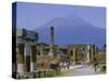 Pompeii, Mt. Vesuvius Behind, Campania, Italy, Europe-Anthony Waltham-Stretched Canvas