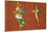 Pompeii Mural, Cherub-null-Stretched Canvas