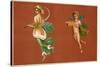 Pompeii Mural, Cherub-null-Stretched Canvas