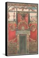 Pompeii Mural-null-Framed Stretched Canvas