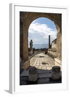 Pompeii Ruins, UNESCO World Heritage Site, Campania, Italy, Europe-Angelo Cavalli-Framed Photographic Print