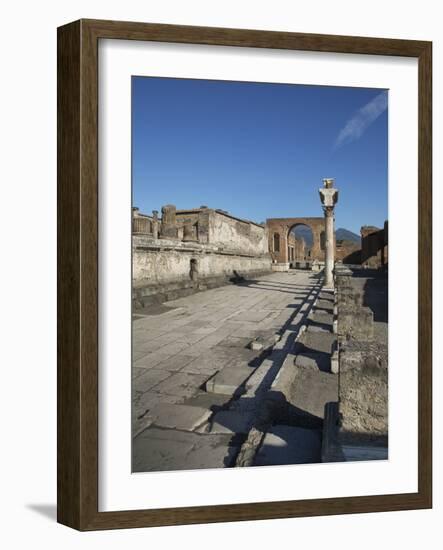 Pompeii Ruins, UNESCO World Heritage Site, Campania, Italy, Europe-Angelo Cavalli-Framed Photographic Print