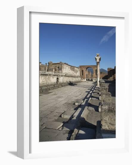 Pompeii Ruins, UNESCO World Heritage Site, Campania, Italy, Europe-Angelo Cavalli-Framed Photographic Print