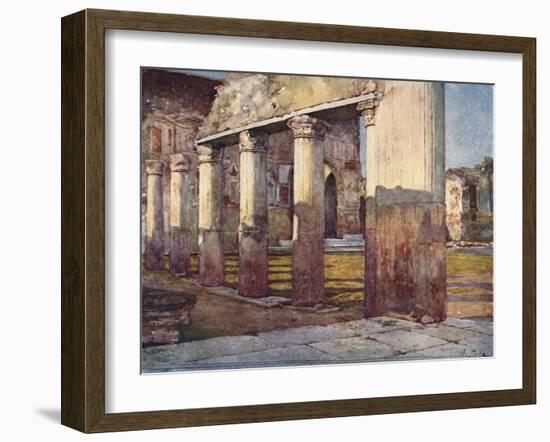 Pompeii, Stabian Baths-Alberto Pisa-Framed Art Print