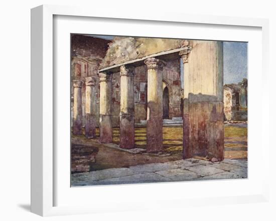 Pompeii, Stabian Baths-Alberto Pisa-Framed Art Print