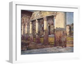 Pompeii, Stabian Baths-Alberto Pisa-Framed Art Print