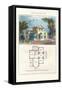 Pompeii Suburban Villa-Richard Brown-Framed Stretched Canvas