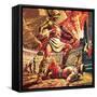 Pompeii, the Doomed City-Payne-Framed Stretched Canvas