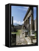 Pompeii, Unesco World Heritage Site, Campania, Italy-James Emmerson-Framed Stretched Canvas