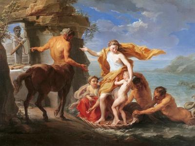 Thetis Entrusting Achilles to the Centaur Chiron