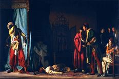 Death of Othello-Pompeo Molmenti-Framed Giclee Print