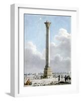 Pompey's Column, Alexandria 1798, 1798-Vivant Denon-Framed Giclee Print