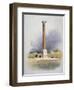 Pompey's Pillar, Alexandria, 19th Century-David Roberts-Framed Giclee Print