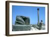 Pompey's Pillar, Alexandria, Egypt-null-Framed Photographic Print