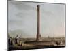 Pompey's Pillar, Egypt, Engraving from Views in Egypt-Luigi Mayer-Mounted Giclee Print