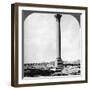 Pompey's Pillar, the Sailor's Landmark, and Modern Alexandria, Egypt, 1905-Underwood & Underwood-Framed Photographic Print