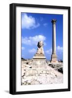 Pompeys Pillar, Alexandria, Egypt-Vivienne Sharp-Framed Photographic Print