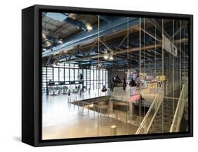Pompidou Center in Paris-Ove Arup and Partners-Framed Stretched Canvas