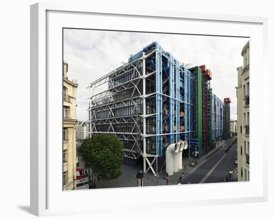 Pompidou Center in Paris-Ove Arup and Partners-Framed Photographic Print