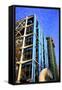 Pompidou Centre, Beaubourg, Paris, France, Europe-Neil-Framed Stretched Canvas