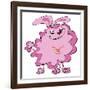 Pompom Poodle - caricature-Neale Osborne-Framed Giclee Print