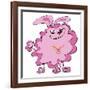 Pompom Poodle - caricature-Neale Osborne-Framed Giclee Print