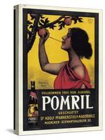 Pomril Apple Juice-Simon Glucklich-Stretched Canvas