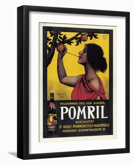 Pomril Apple Juice-Simon Glucklich-Framed Art Print