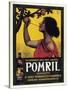 Pomril Apple Juice-Simon Glucklich-Stretched Canvas