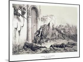 Ponce De Balagner at the Bab-Azoun Gate-Denis Auguste Marie Raffet-Mounted Giclee Print