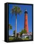 Ponce Inlet Lighthouse, Daytona Beach, Florida, United States of America, North America-Richard Cummins-Framed Stretched Canvas