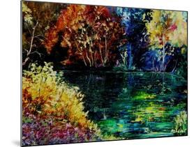 Pond 3-Pol Ledent-Mounted Art Print