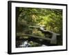 Pond and Walkway in Oyama Jinja Shrine, Kanazawa, Ishikawa Prefecture, Japan, Asia-Christian Kober-Framed Photographic Print