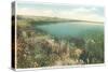 Pond and Wildflowers, Nantucket, Massachusetts-null-Stretched Canvas