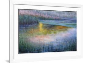 Pond at Dusk-Sarback-Framed Giclee Print