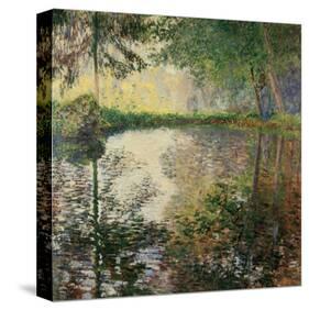 Pond at Montgeron, c.1876-Claude Monet-Stretched Canvas