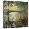 Pond at Montgeron, c.1876-Claude Monet-Stretched Canvas