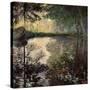 Pond at Montgeron, C1876-Claude Monet-Stretched Canvas