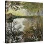 Pond at Montgeron-Claude Monet-Stretched Canvas