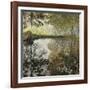 Pond at Montgeron-Claude Monet-Framed Art Print