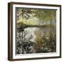 Pond at Montgeron-Claude Monet-Framed Art Print