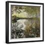 Pond at Montgeron-Claude Monet-Framed Art Print