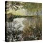 Pond at Montgeron-Claude Monet-Stretched Canvas