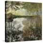 Pond at Montgeron-Claude Monet-Stretched Canvas