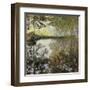 Pond at Montgeron-Claude Monet-Framed Art Print